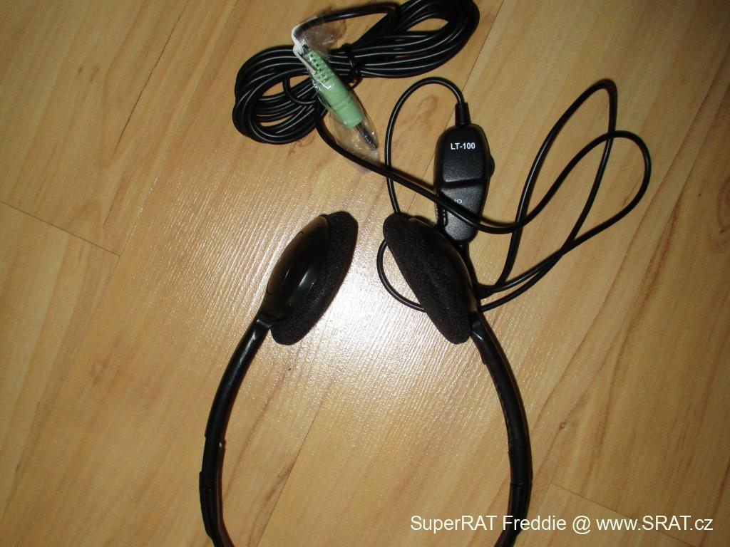 Jednoduchá sluchátka HP LT-100 - NOVÁ