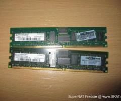512MB, CL2.5, Reg ECC DDR HP
