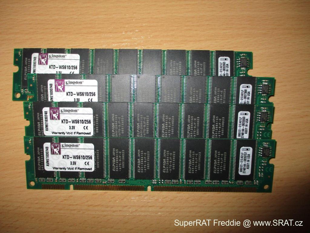 Kingston SDRAM 256MB SDRAM 100MHz ECC Unbuffered DIMM
