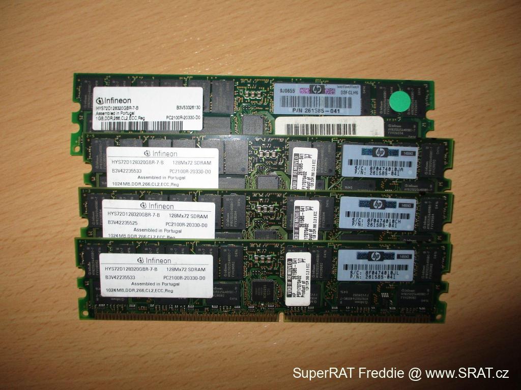 1GB DDR 266MHz CL2 ECC Reg