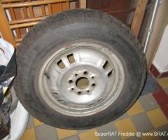 Kolo + pneu R13 na FIAT Panda 141