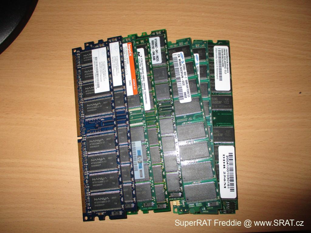 256MB DDR 333/400MHz MIX