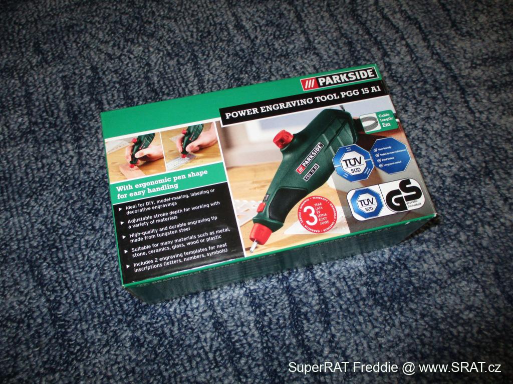 Ruční gravírka Parkside (jednou použitá) PGG15