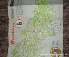 Historická mapa ČSSR z roku 1974