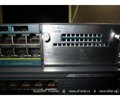 Cisco switche 10Gb/1Gb/100Mb, celá infrastruktura cca 500 portů