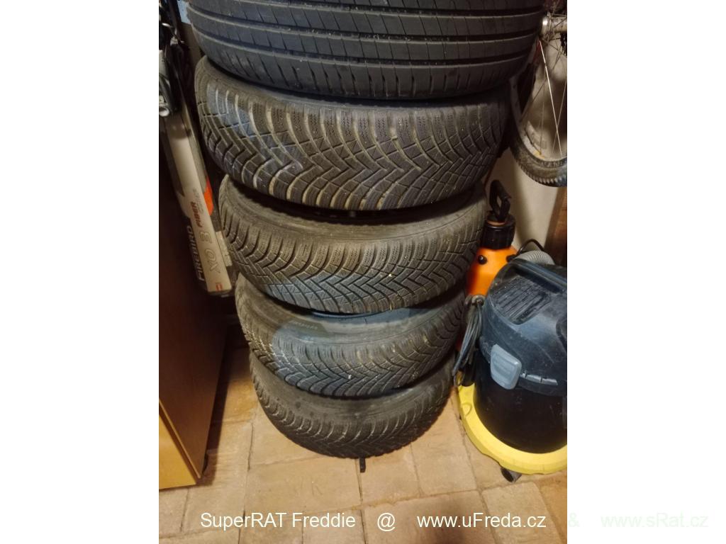 Disky + zimní pneu na Octavia III