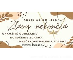 Náramky z bieleho zlata Korai