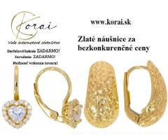 Zlaté náušnice Korai