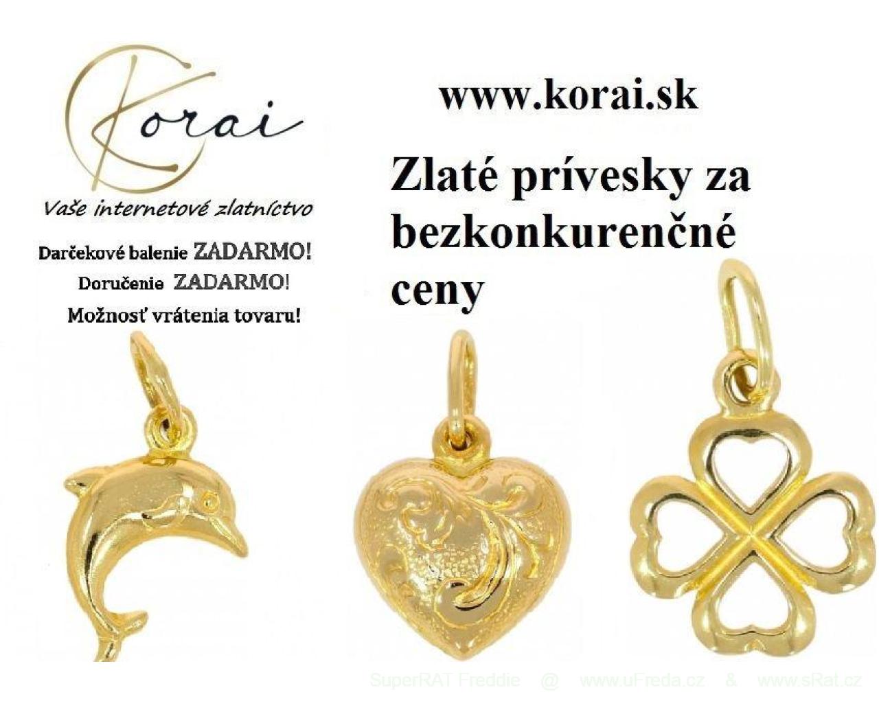 Zlaté prívesky Korai
